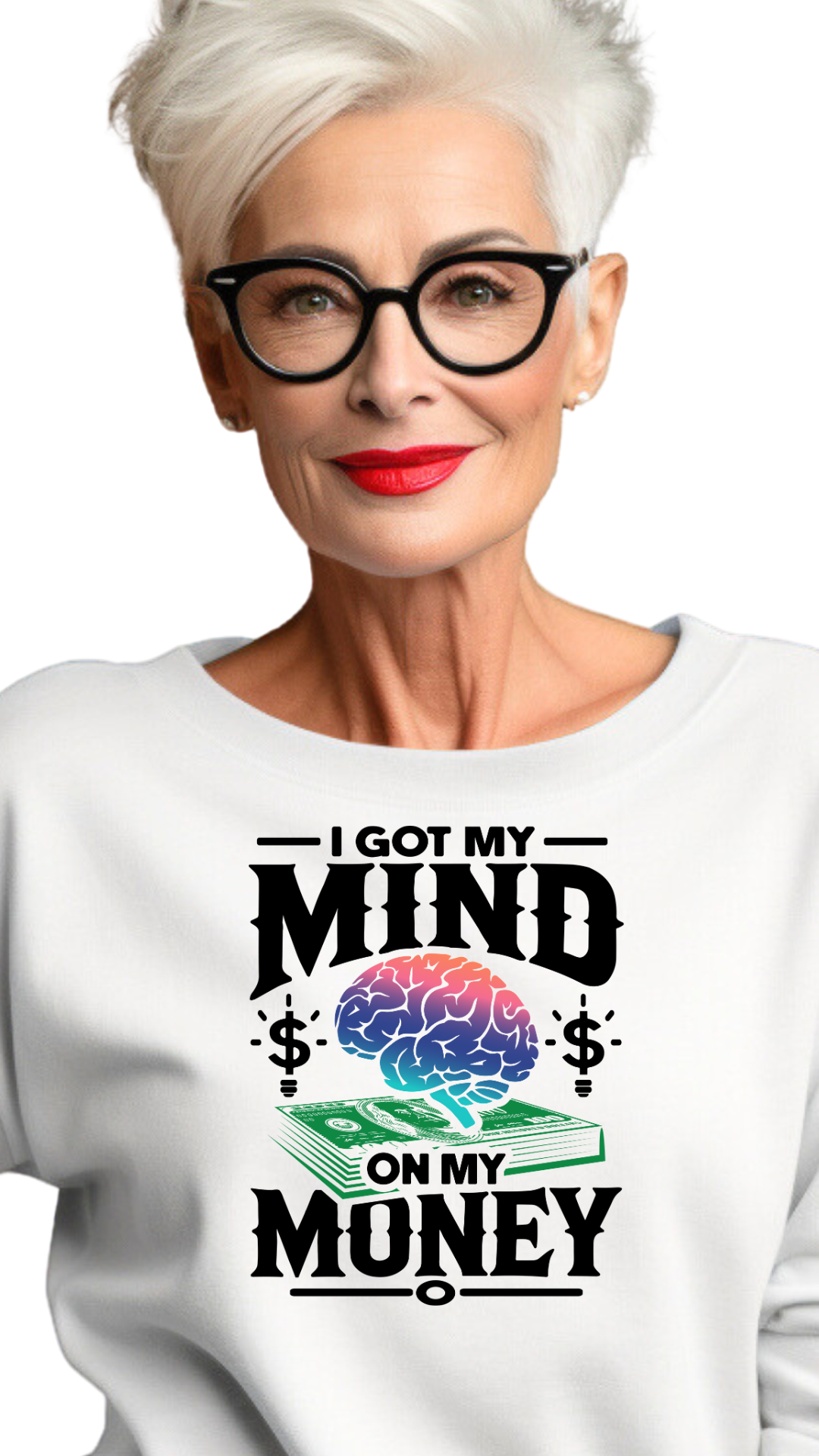 Got My Mind on My Money – Stay Focused, Stay Winning female t shirt