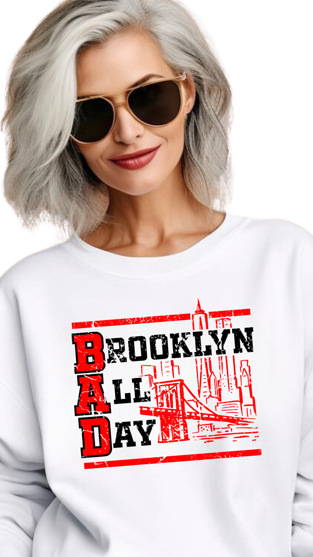 Brooklyn All Day – It’s in Your DNA female sweatshirt
