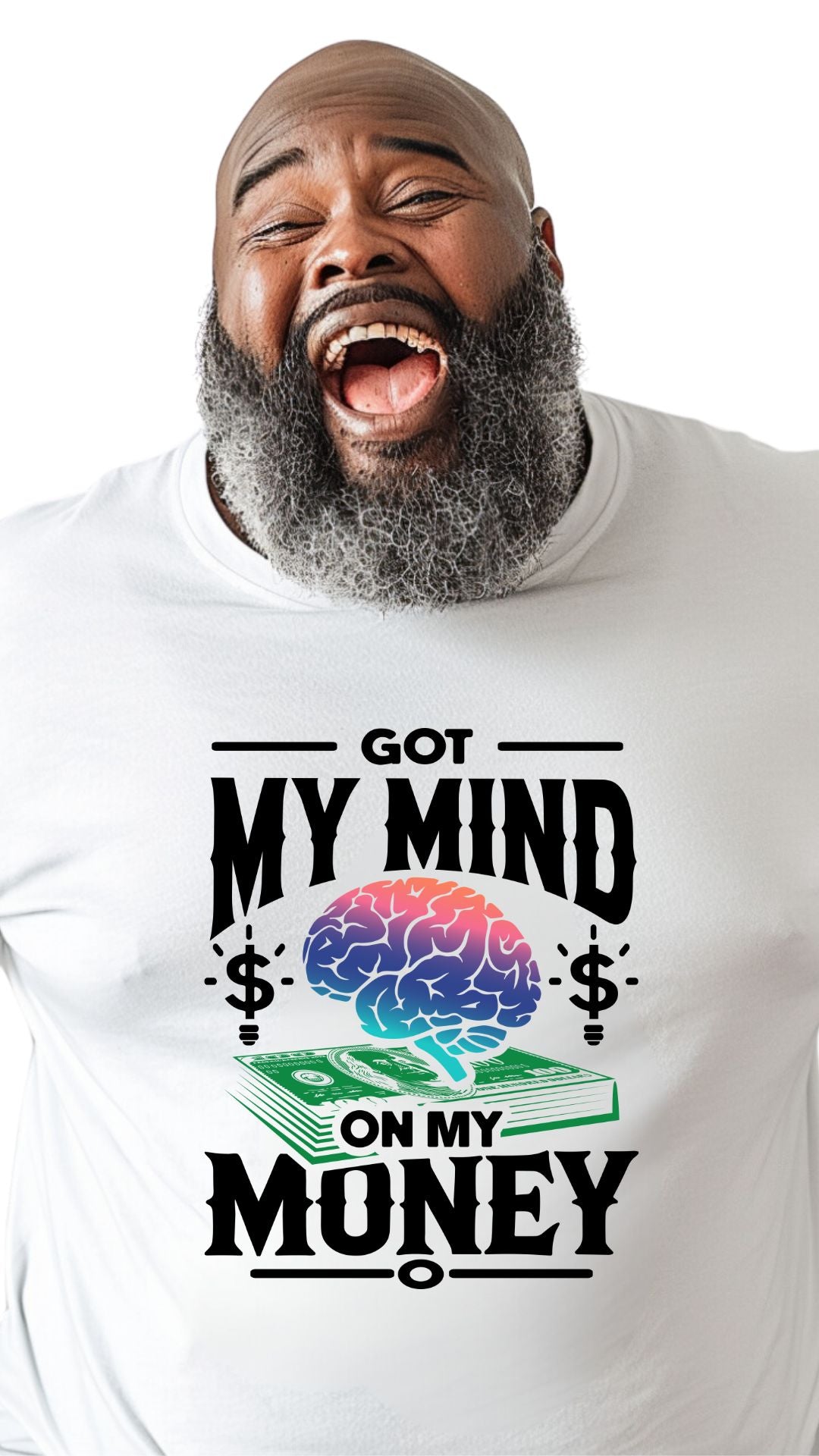Got My Mind on My Money – Stay Focused, Stay Winning -male t shirt