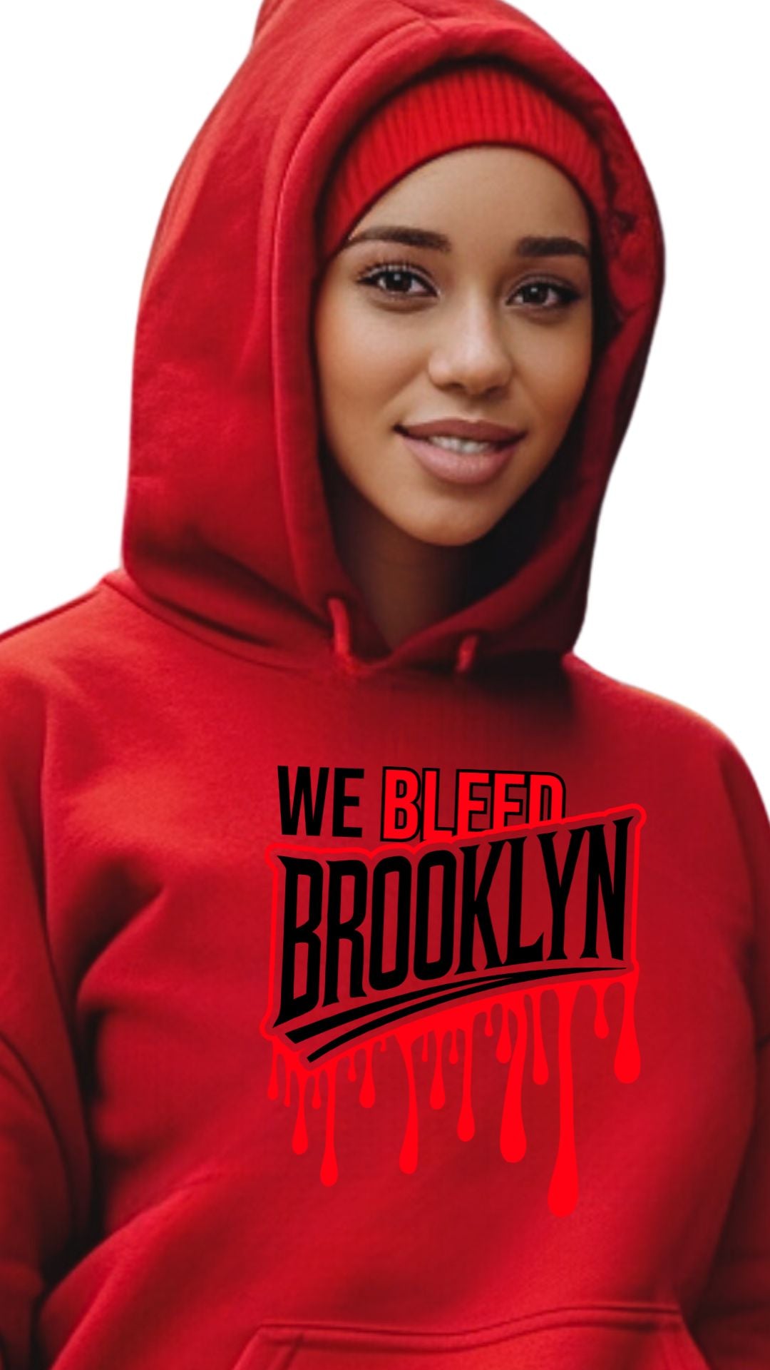 WE BLEED BROOKLYN  - female hoodie