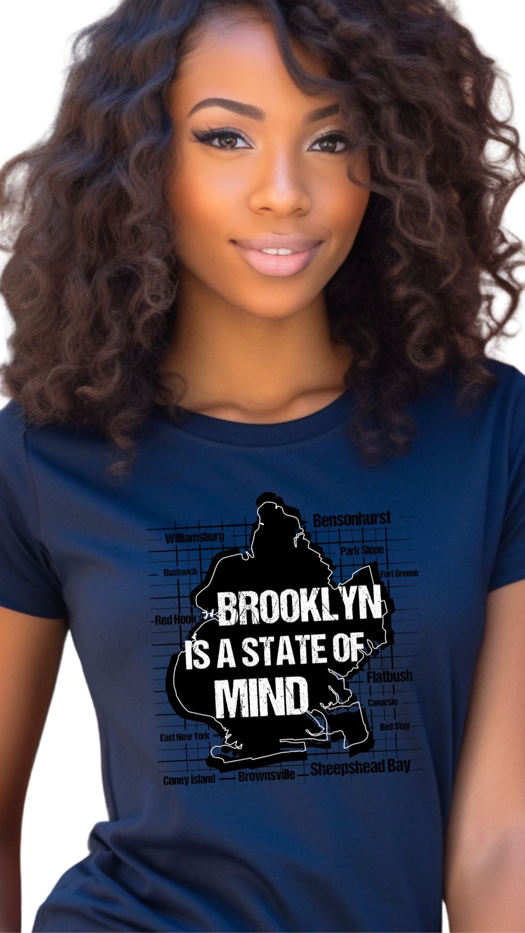 Brooklyn Is a State of Mind – Move Different, Think Different - female t shirt