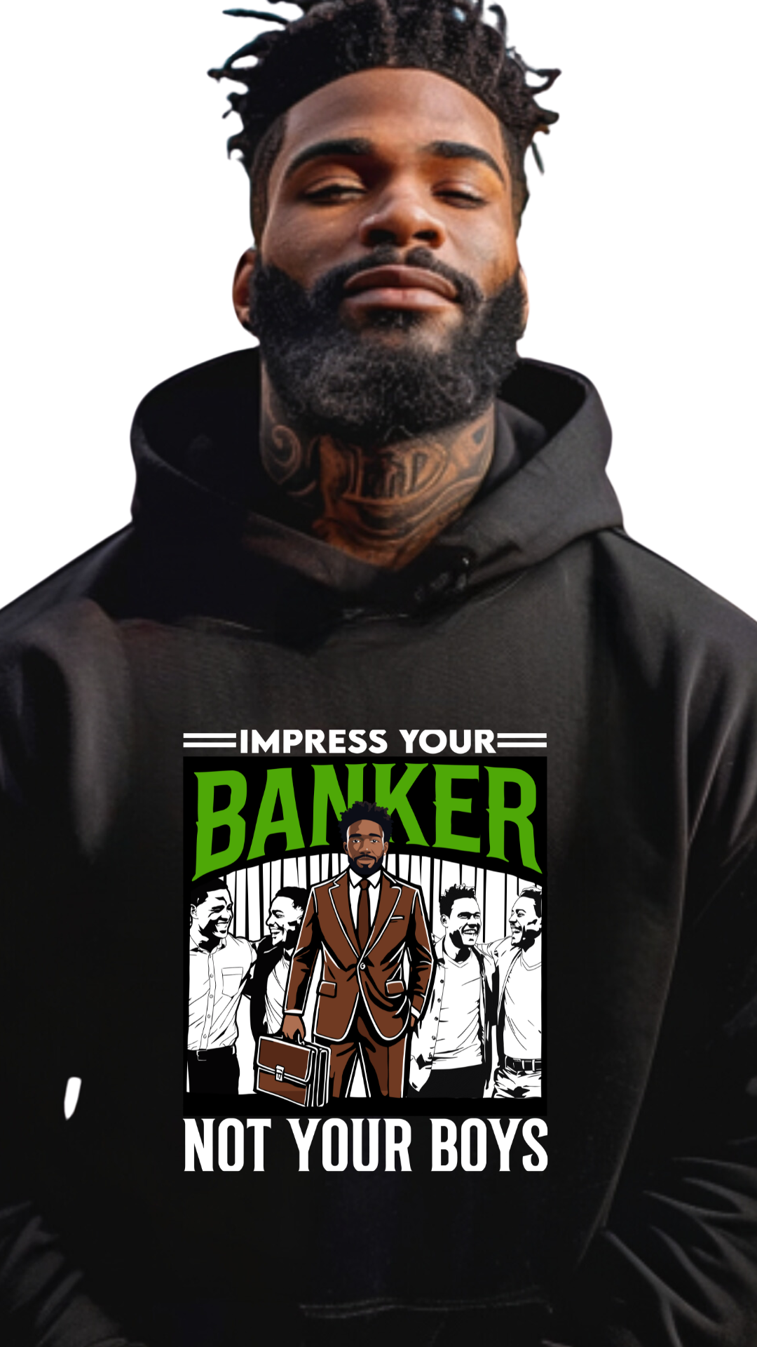 Impress Your Banker, Not Your Boys – Build Wealth, Not Hype- hoodie