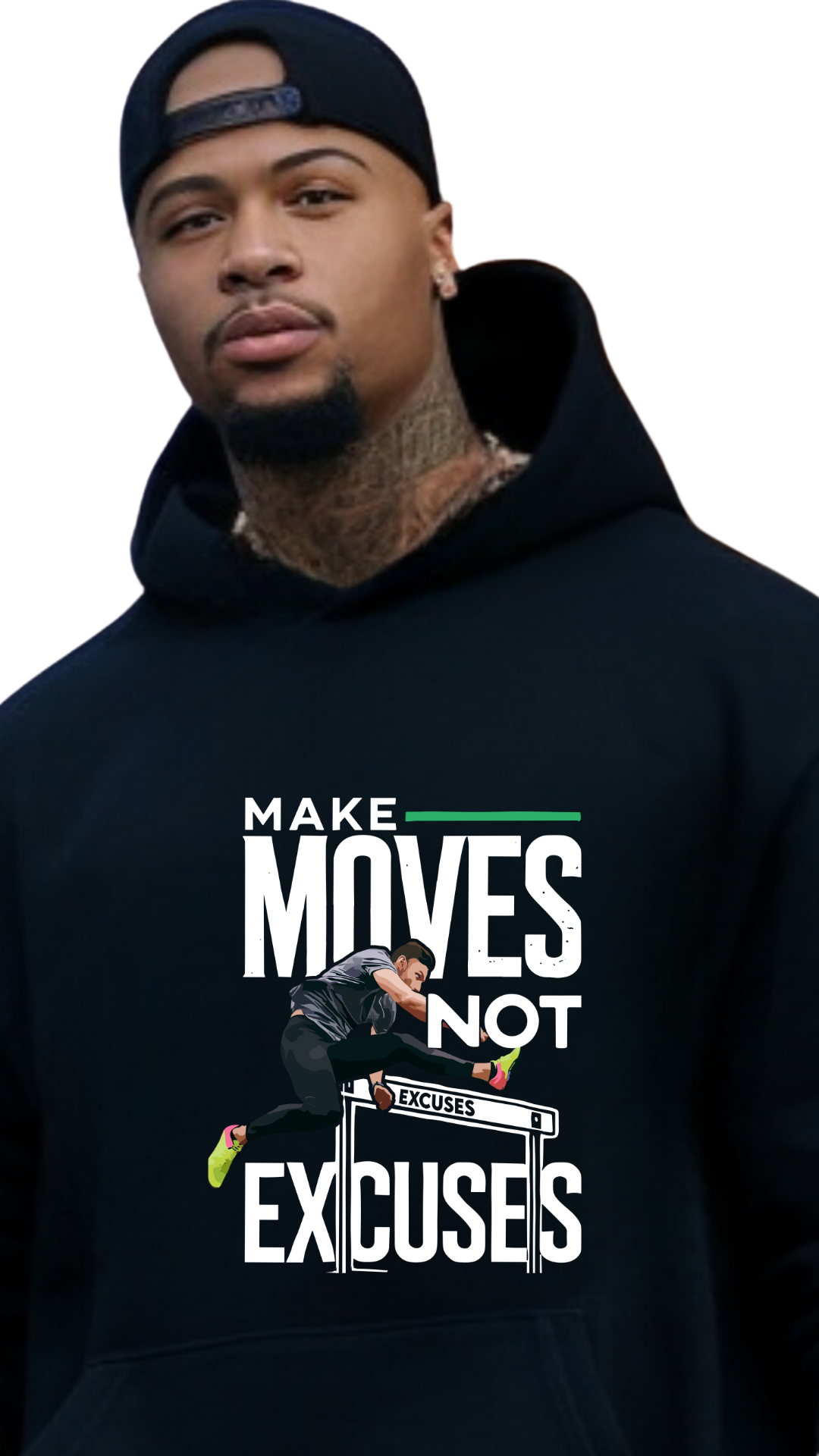 Make Moves, Not Excuses – Winners Adjust, Losers Hesitate - hoodie