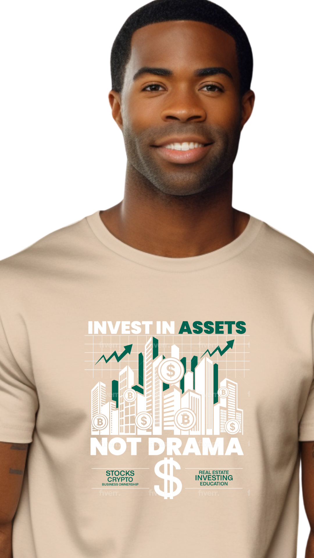 Invest in Assets, Not Drama – Stay Focused on Wealth Male t shirts