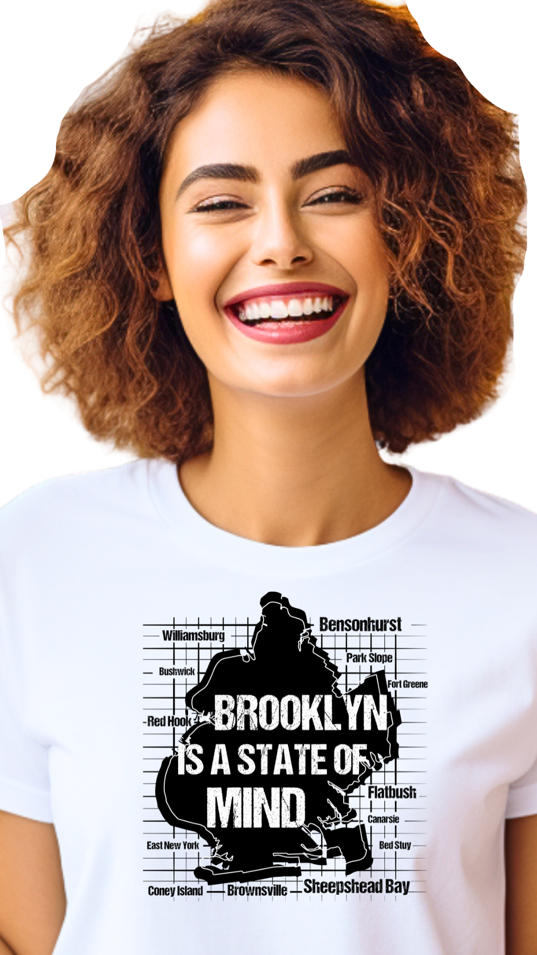 Brooklyn Is a State of Mind – Move Different, Think Different - female t shirt