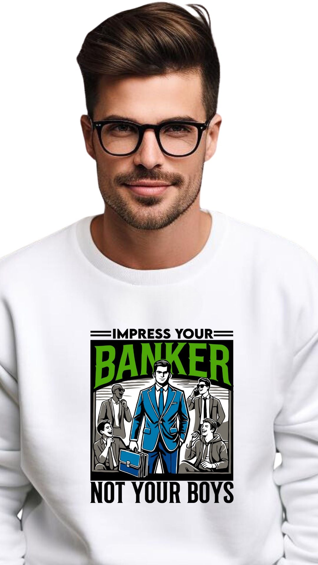 Impress Your Banker, Not Your Boys – Build Wealth, Not Hype- sweatshirt