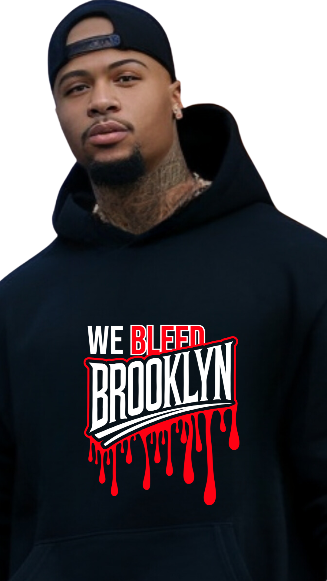 WE BLEED BROOKLYN - male hoodie