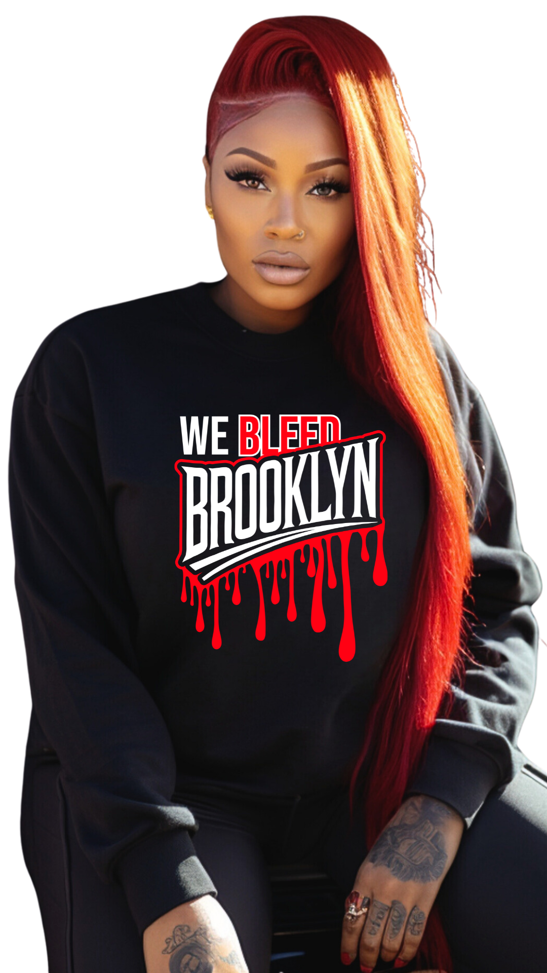 WE BLEED BROOKLYN - Female Sweat shirt