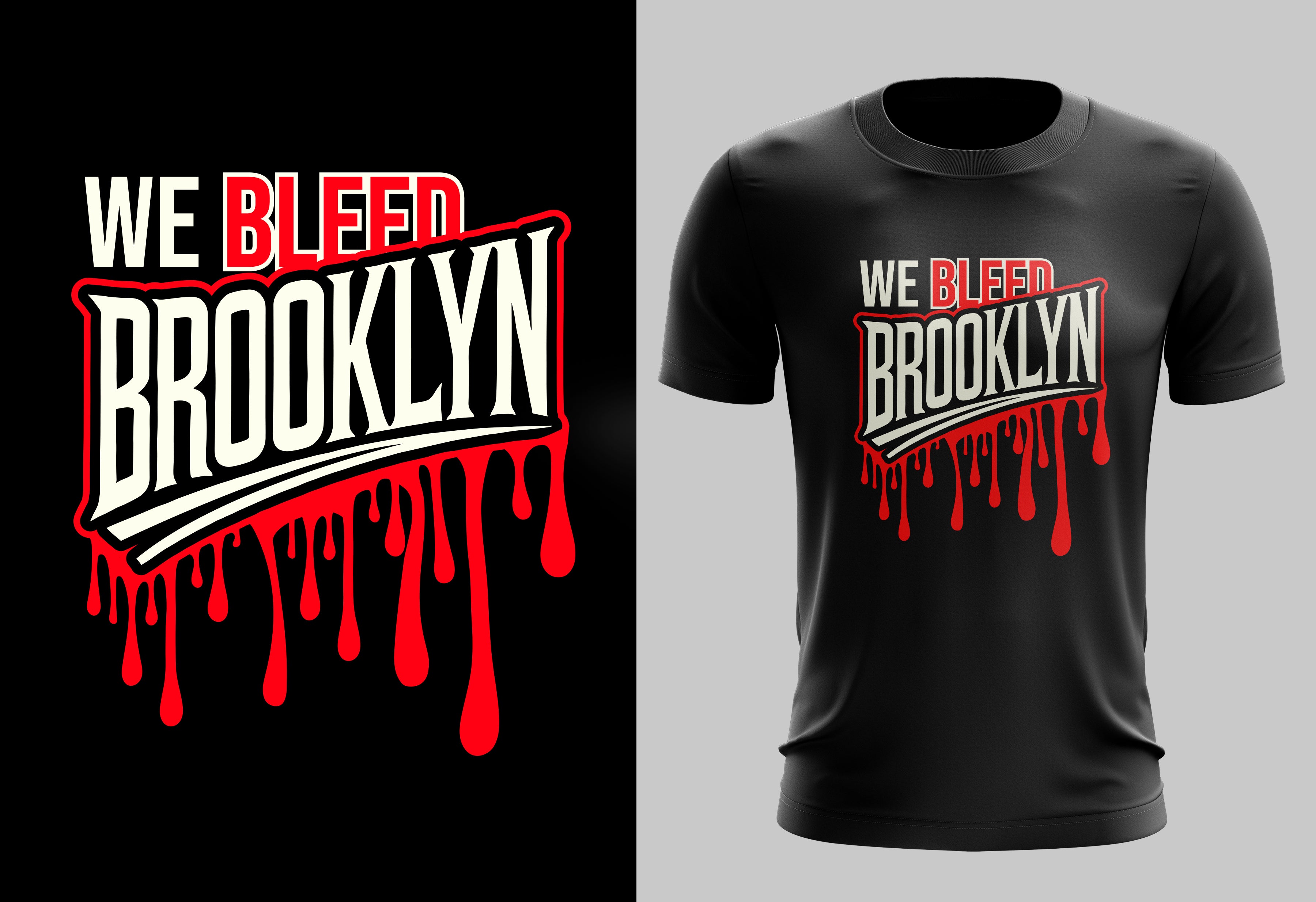 WE BLEED BROOKLYN - T shirts