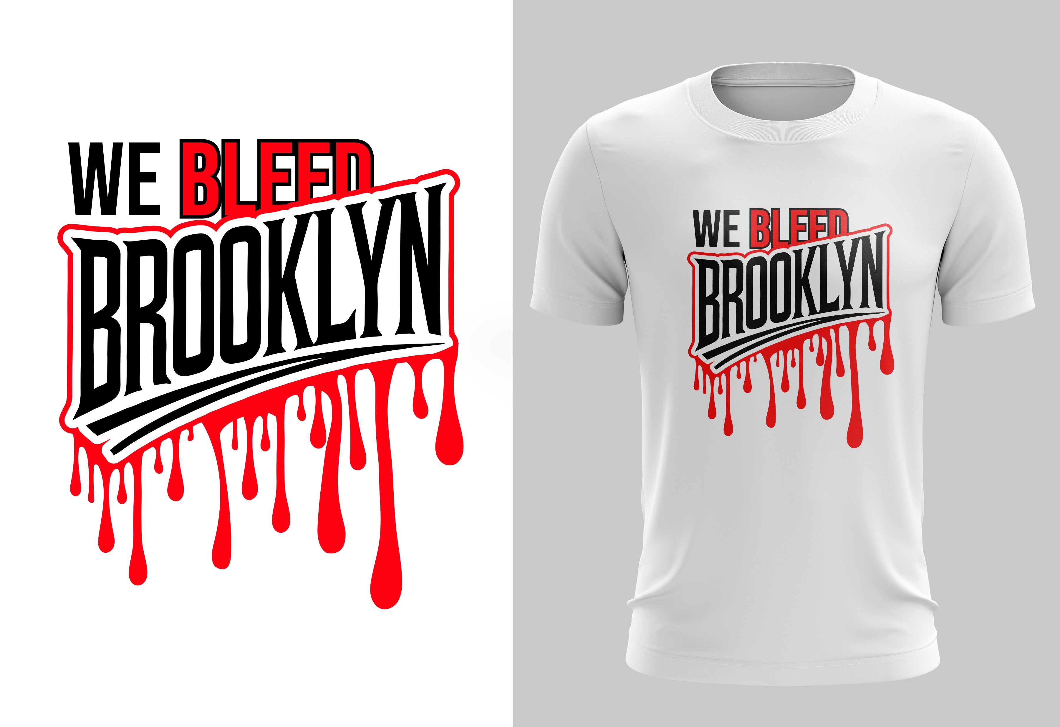 WE BLEED BROOKLYN - T shirts