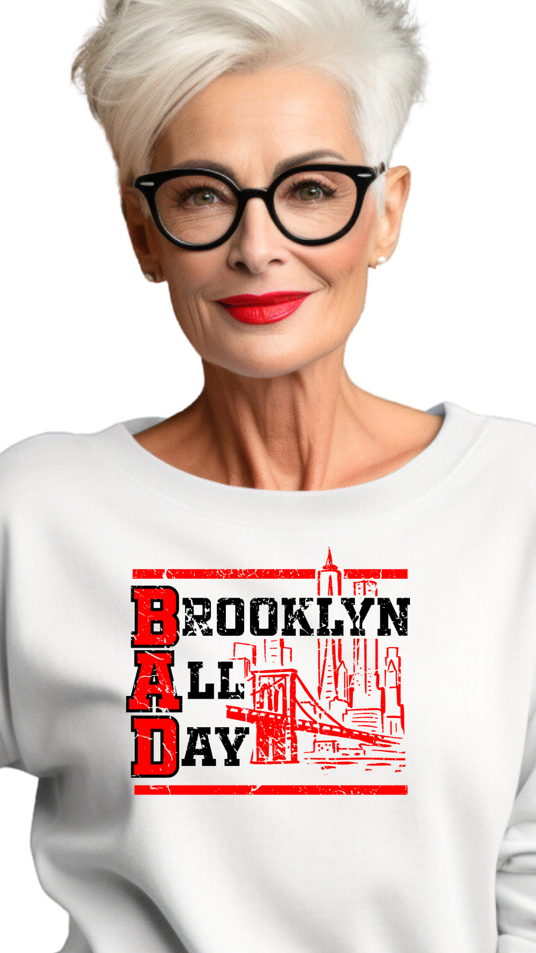 Brooklyn All Day – It’s in Your DNA  female sweatshirt