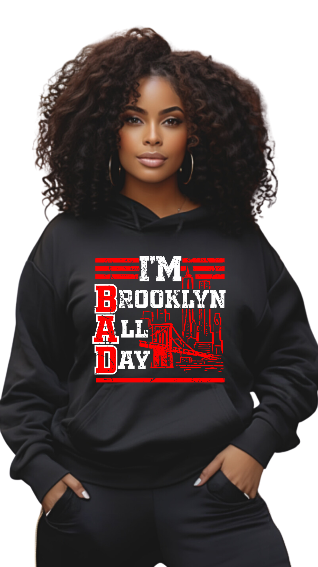 Brooklyn All Day – It’s in Your DNA female hoodie