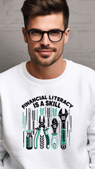 Financial Literacy Is a Skill – Master It, Change Your Future male sweatshirt