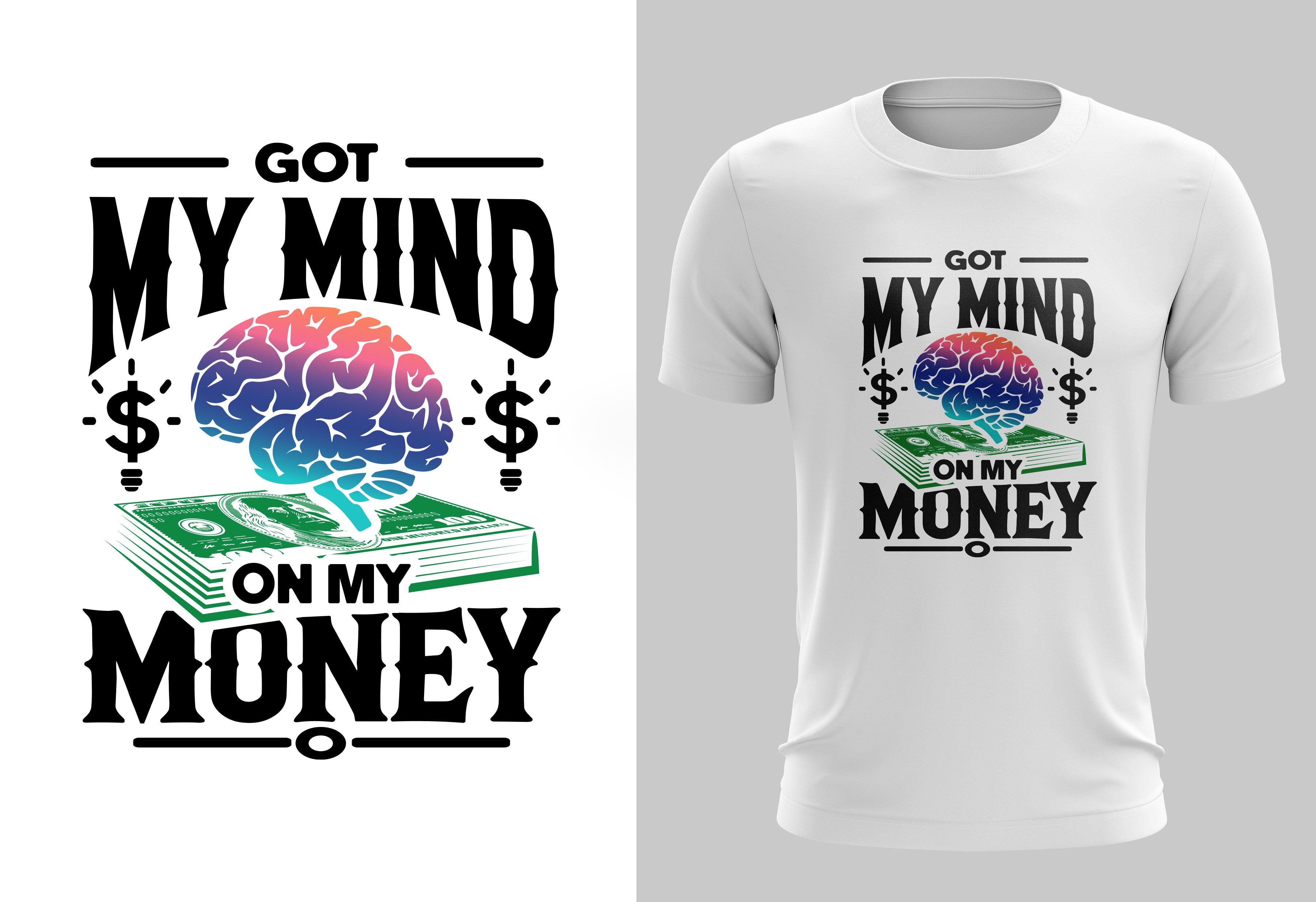 Got My Mind on My Money – Stay Focused, Stay Winning -male hoodie