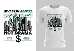 Invest in Assets, Not Drama – Stay Focused on Wealth Male sweat shirt