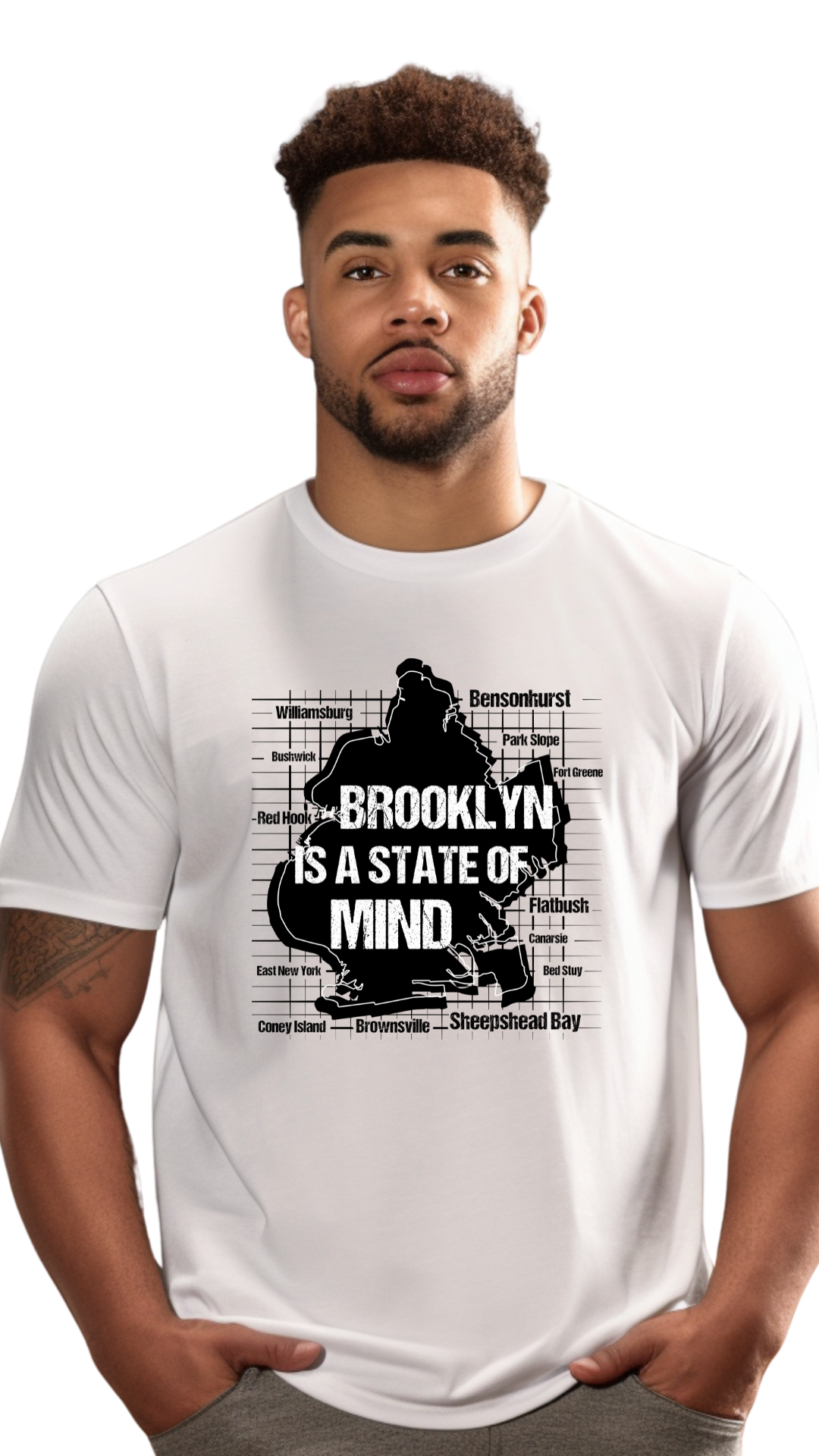 Brooklyn Is a State of Mind - Male T Shirts