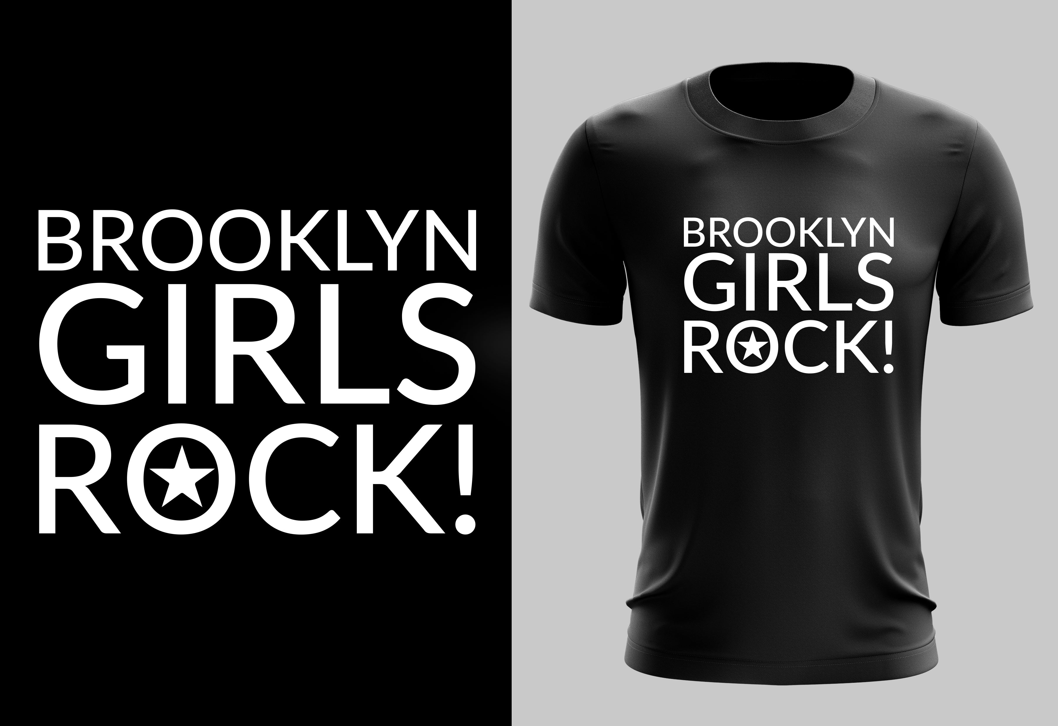 Brooklyn Girls Rock – Brooklyn Born, Brooklyn Proud - t shirt regualr