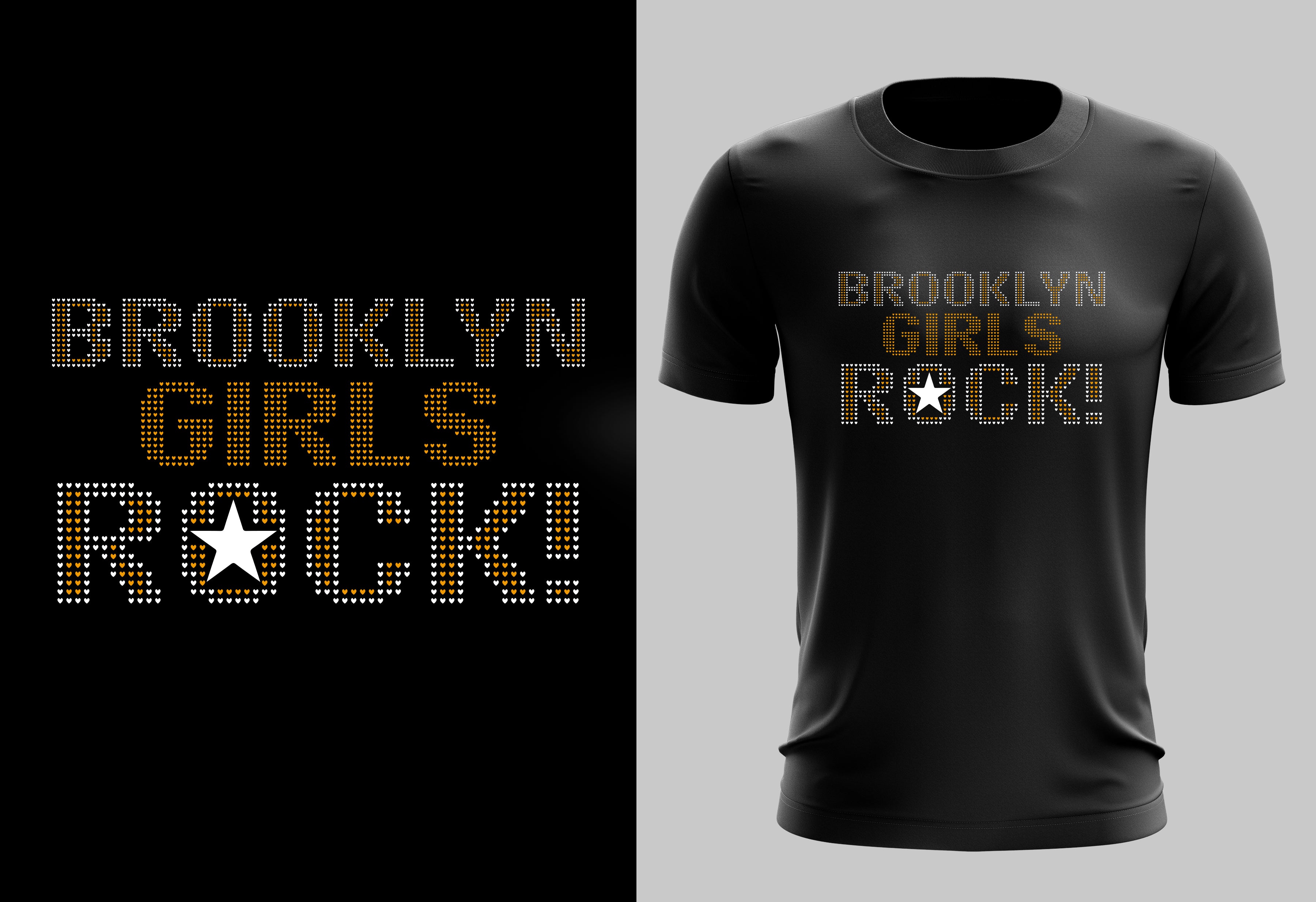 Brooklyn Girls Rock – Brooklyn Born, Brooklyn Proud -sweatshirt bling