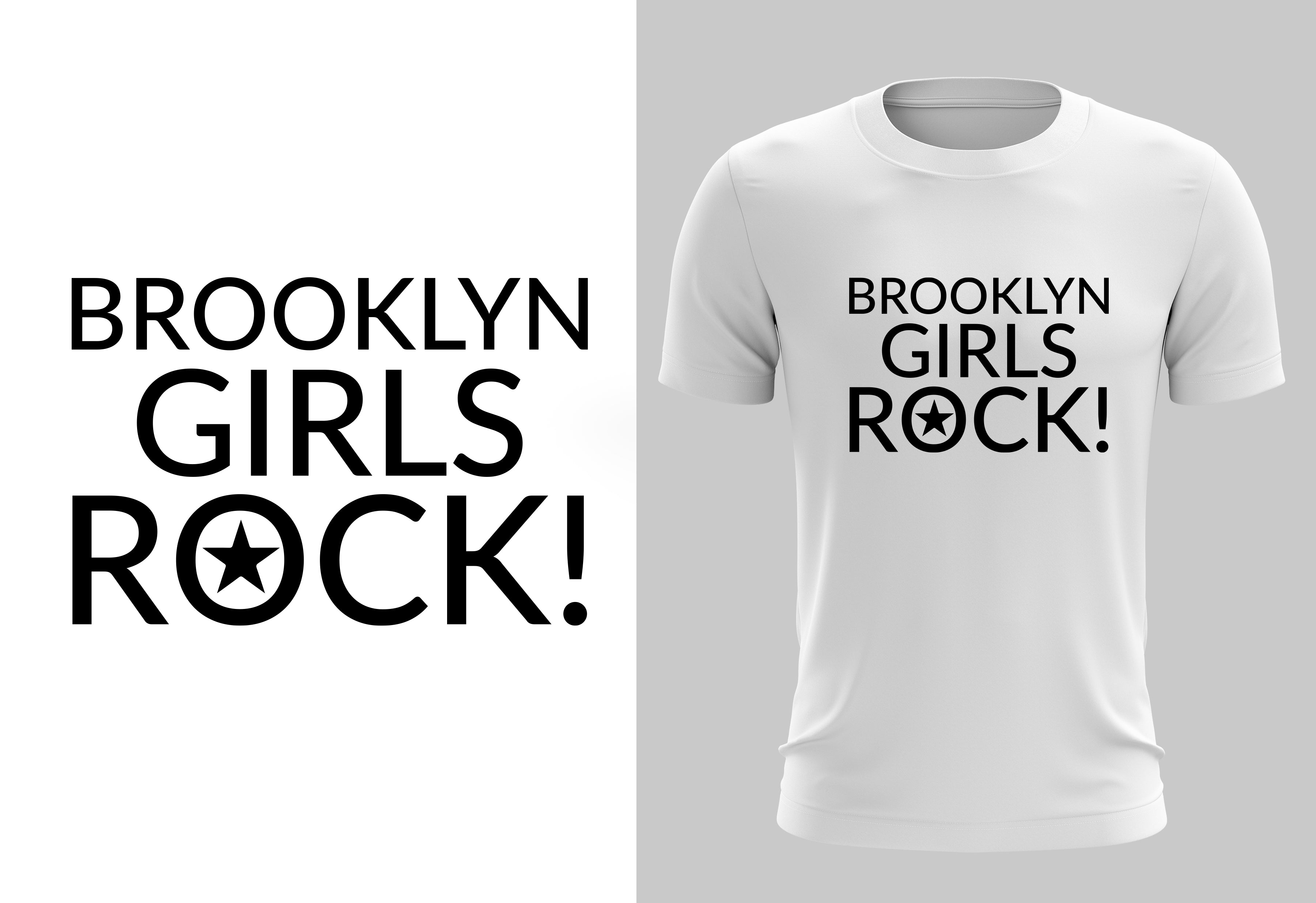 Brooklyn Girls Rock – Brooklyn Born, Brooklyn Proud - t shirt regualr