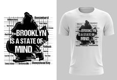 Brooklyn Is a State of Mind – Move Different, Think Different -female hoodie