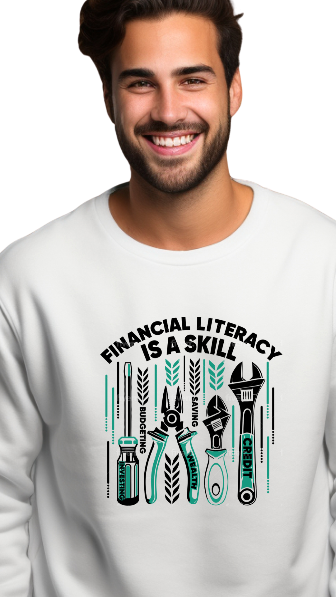 Financial Literacy Is a Skill – Master It, Change Your Future male sweatshirt