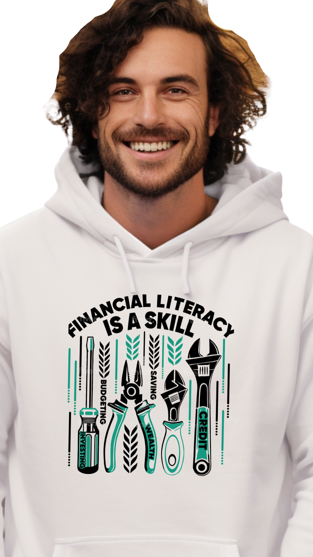 Financial Literacy Is a Skill – Master It, Change Your Future- male hoodie