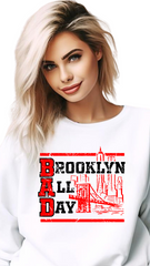 Brooklyn All Day – It’s in Your DNA female sweatshirt